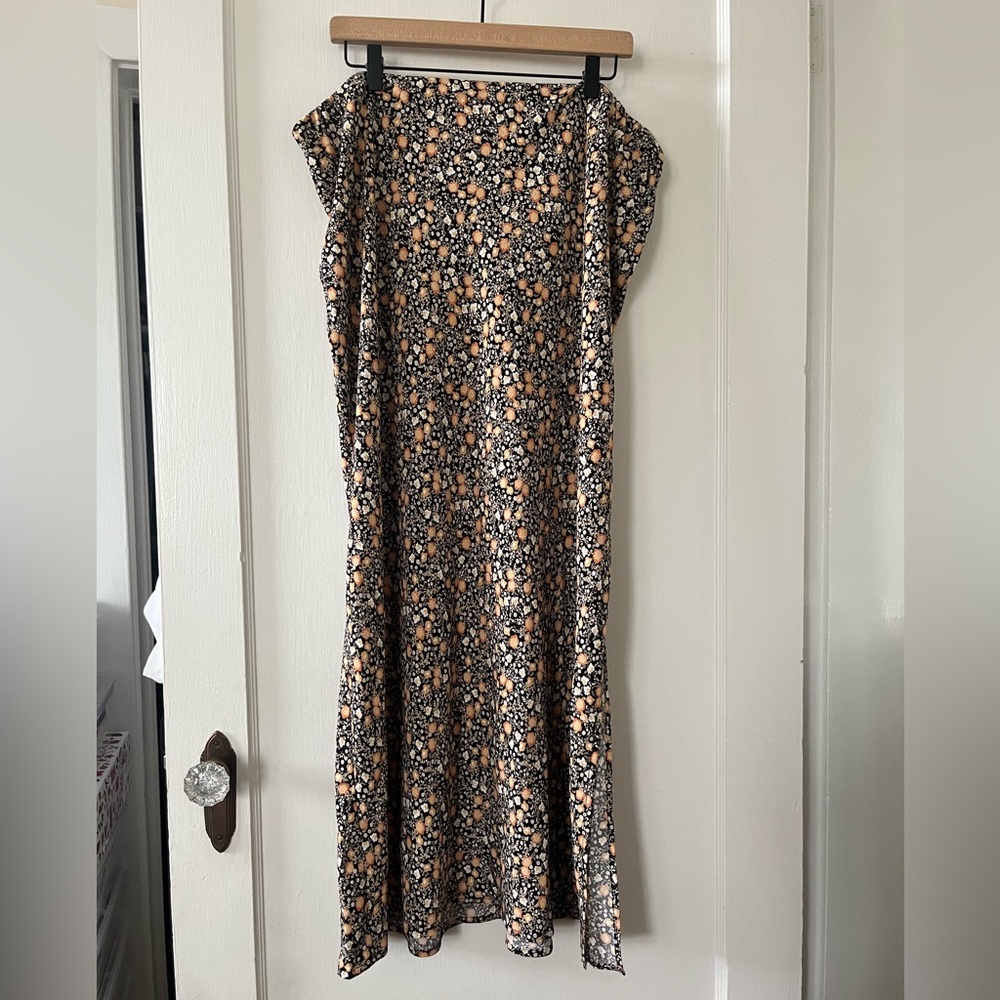 Nili Lotan for Target floral maxi skirt